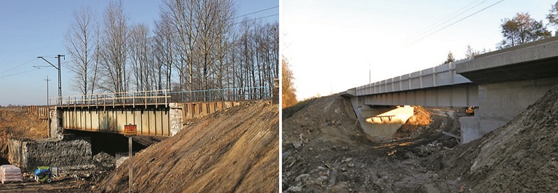 stalowe przęsło, most stalowy